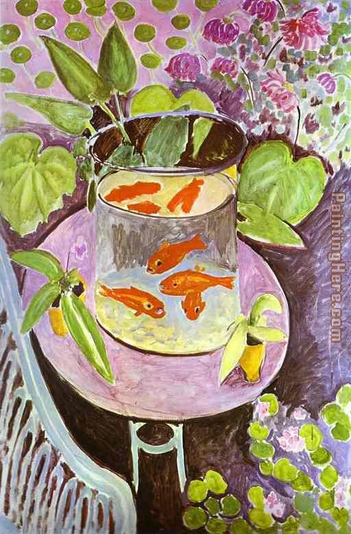 Red Fish painting - Henri Matisse Red Fish art painting